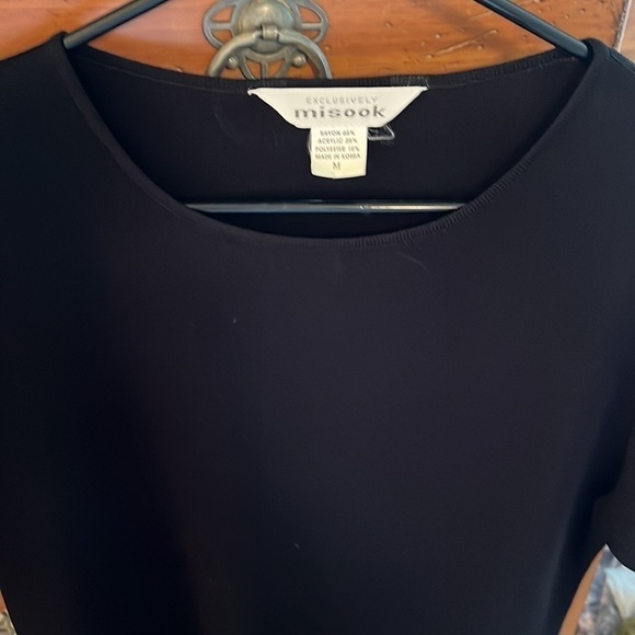 Misook Women’s black dress or tunic, size medium. - Picture 3 of 5